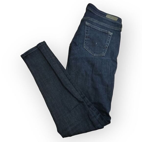 AG Adriano Goldschmied The Legging dark blue Super Skinny Jeans 28R - Picture 8 of 10